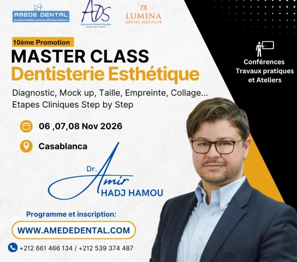 Affiche — Master Class — Dentisterie esthétique