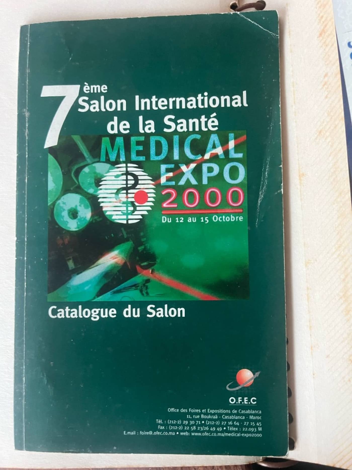 Catalogue du 7ᵉ Salon international de la santé, Medical Expo 2000